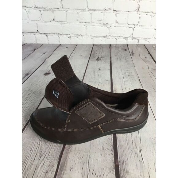 Ecco Women's Loafers Slip On Shoes Brown One Strap Leather Size 39 ( 8-8,5) - Picture 12 of 12